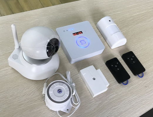 중국 똑똑한 PIR 저출력 경보 특징을 가진 무선 주택 안전 GSM 경보망 협력 업체